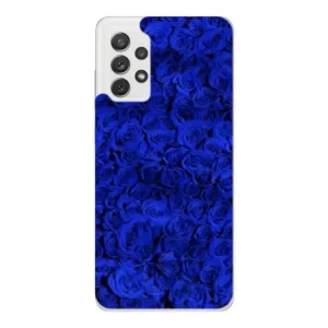 Husa Fashion Mobico pentru Samsung Galaxy A52/A52 5G Blue Roses