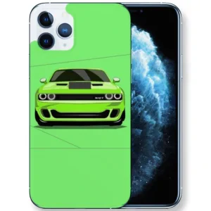 Husa Fashion Mobico pentru iPhone 13 Pro Max Green Car