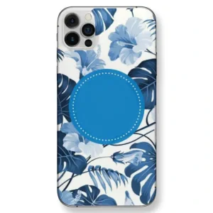 Husa Fashion Mobico pentru iPhone 14 Blue Flowers