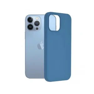 Husa Cover Silicon Fun Glitter pentru iPhone 14 Pro Albastru