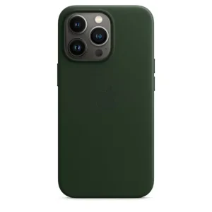 Husa Cover Leather Case MagSafe pentru iPhone 13 Pro Sequoia Green