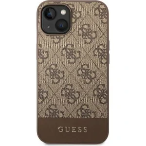 Husa Cover Guess 4G Stripe pentru iPhone 14 Plus Brown