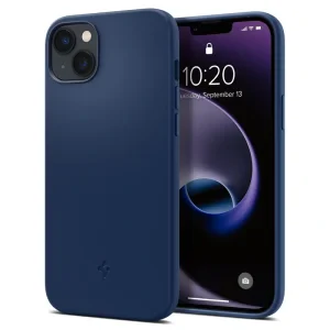 Husa Spigen Silicone Fit MagSafe pentru iPhone 14 Plus Albastru