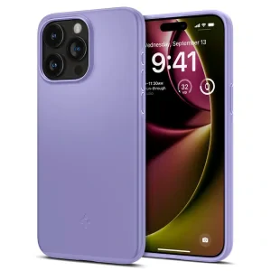 Husa Spigen Thin Fit pentru iPhone 15 Pro, Iris Purple