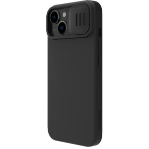 Husa Silicon Nillkin CamShield Silky Magnetic pentru iPhone 15 Plus Black