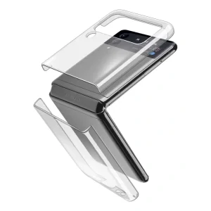 Husa Spate Cellularline Hard Clear pentru Samsung Galaxy Z Flip 5 Transparent