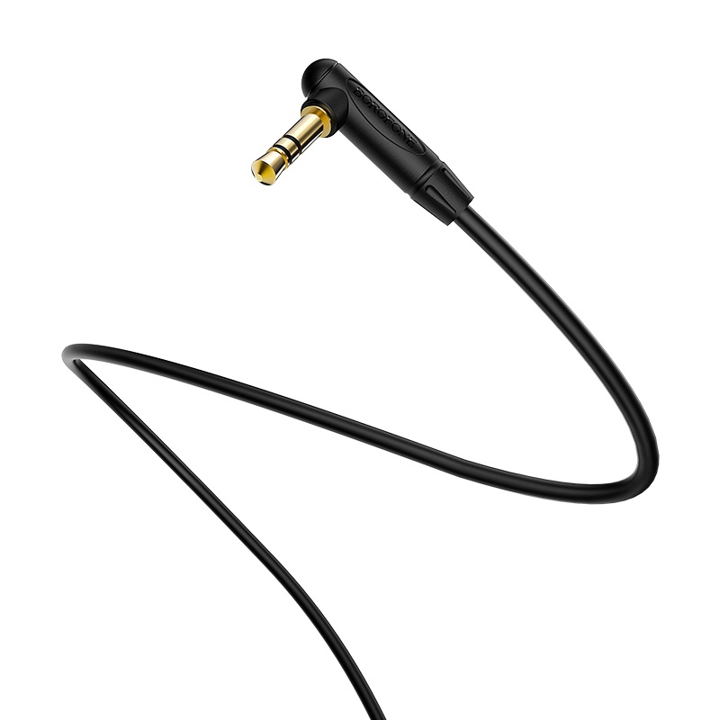 Cablu Audio Auxiliar, Elbow Design, BL4 Negru Borofone thumb