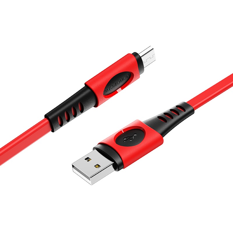 Cablu Date Micro USB BX35 Rosu Borofone thumb