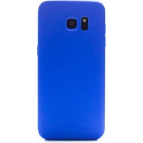 Husa silicon slim Samsung Galaxy S7 Edge, Albastru Mat - Contakt.ro
