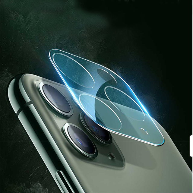 Folie Sticla 3D Camera Foto iPhone 11 Negru Hoco thumb