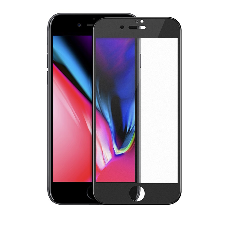 Folie Sticla iPhone 7/8 Plus, Super Smooth Frosted Hoco, Negru thumb