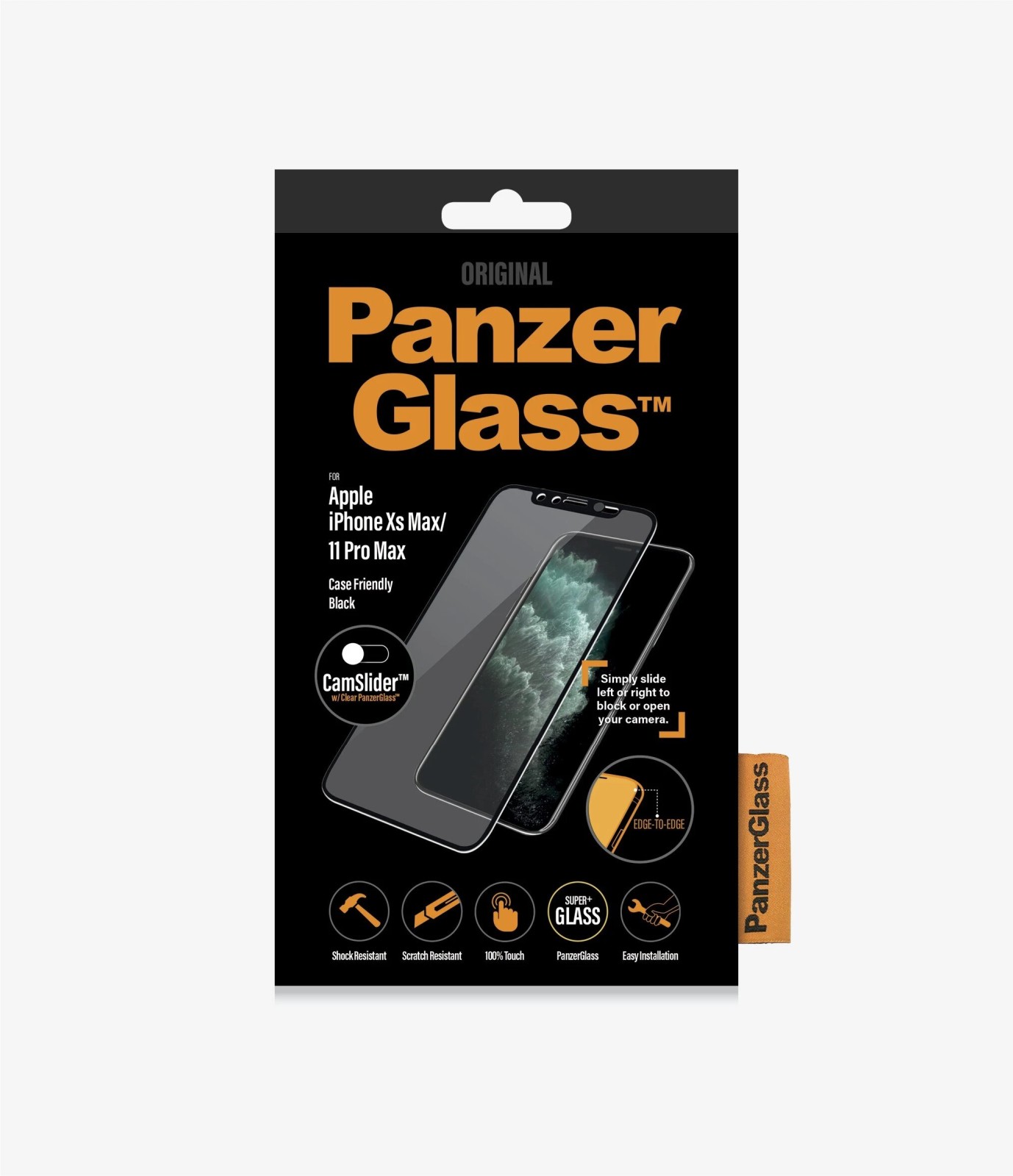 Folie Sticla PanzerGlass Camslider pentru iPhone Xs Max/11 Pro Max Negru thumb
