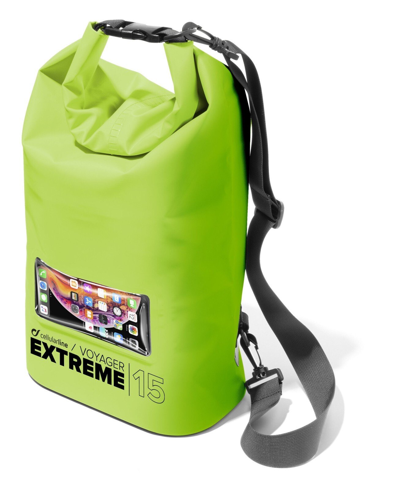 Geanta Waterproof Cellularline VOYAGER Extreme Lime thumb