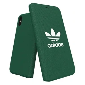 Husa Book Adidas pentru iPhone X/XS Green