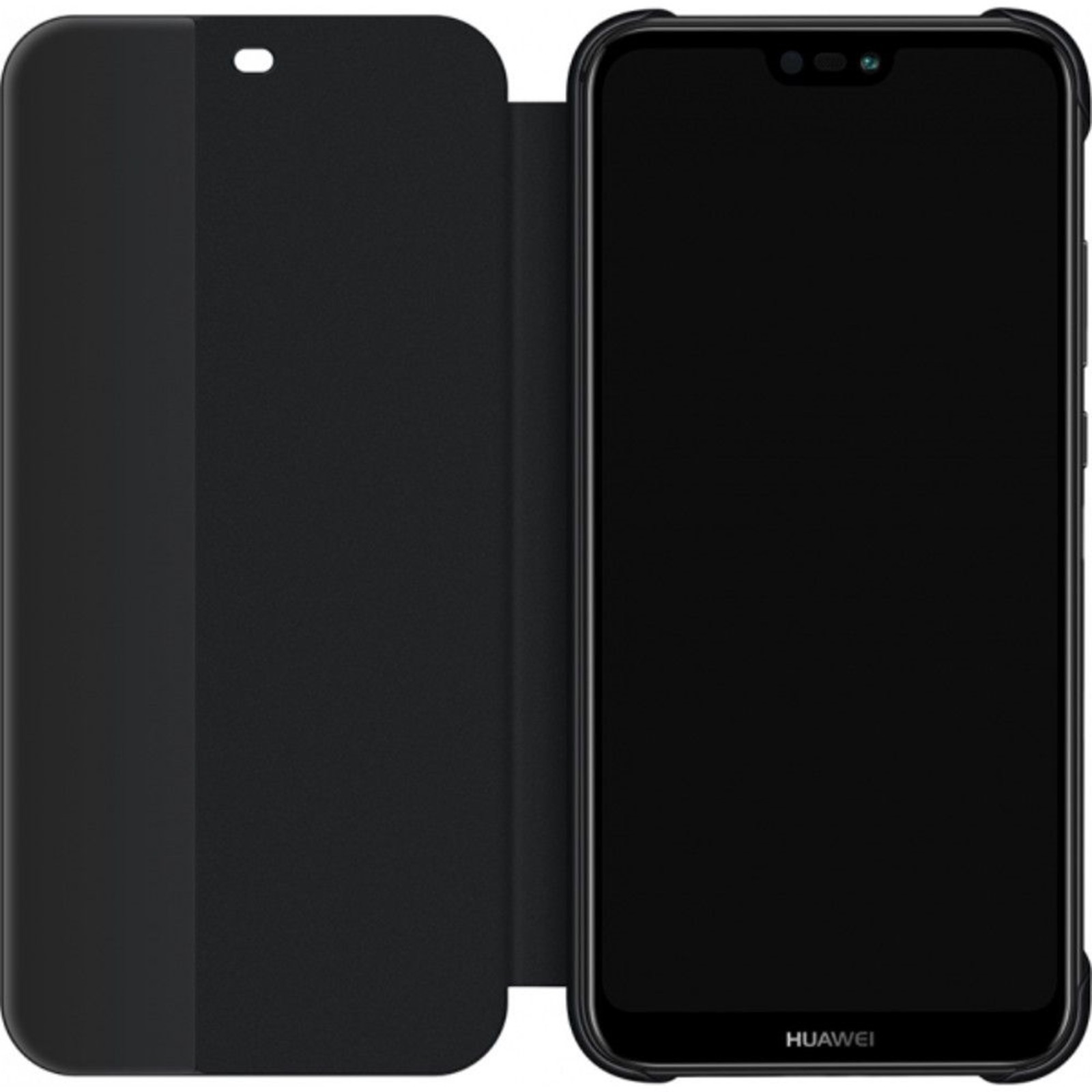 Husa Book Leather Huawei pentru Huawei P20 Lite Black thumb