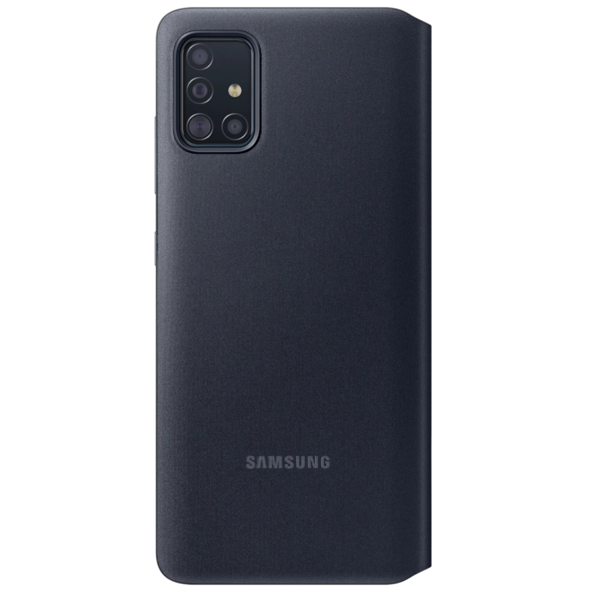 Husa Book S-View Led Samsung pentru Samsung Galaxy A71 Black thumb