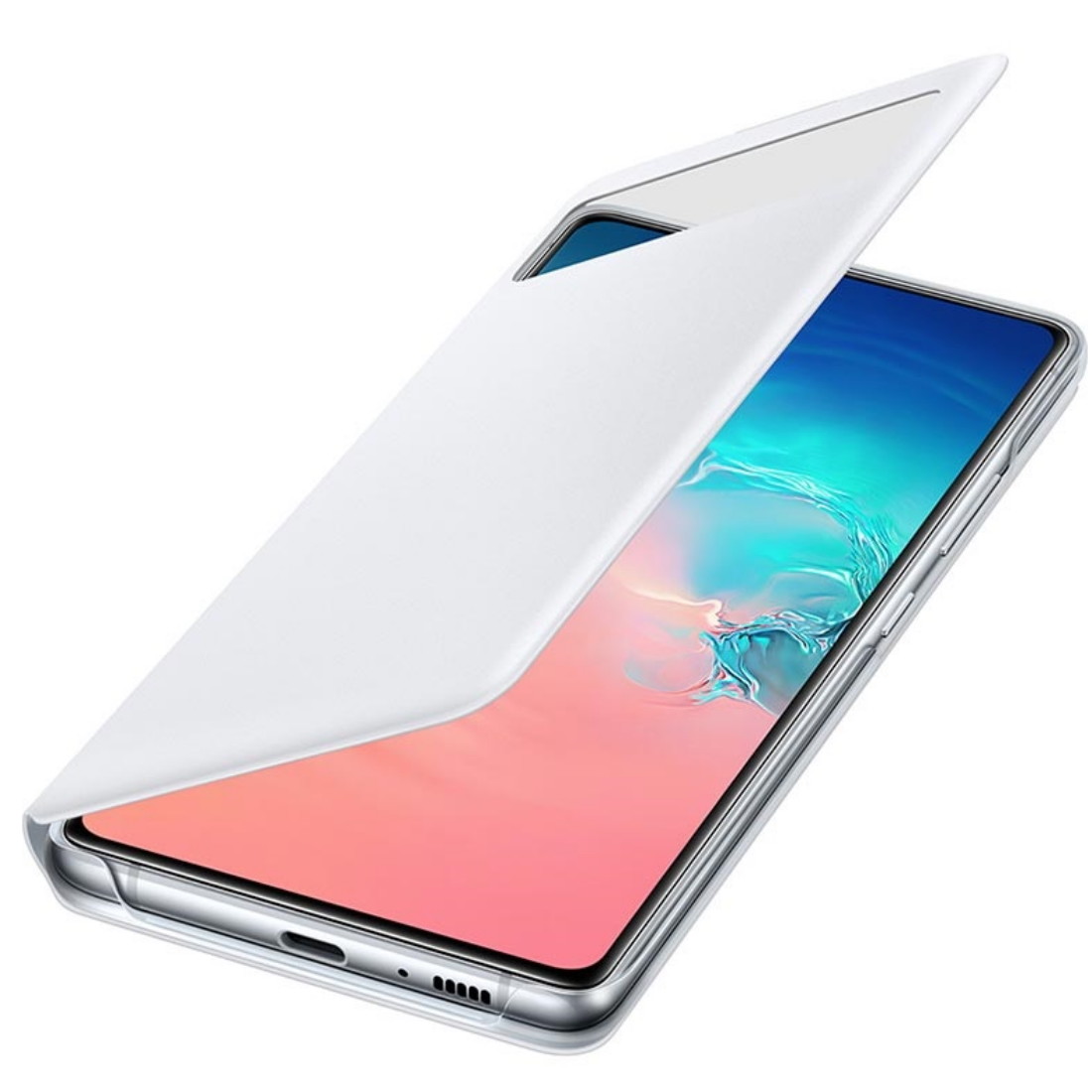 Husa Book S-View Led Samsung pentru Samsung Galaxy S10lite Alb thumb