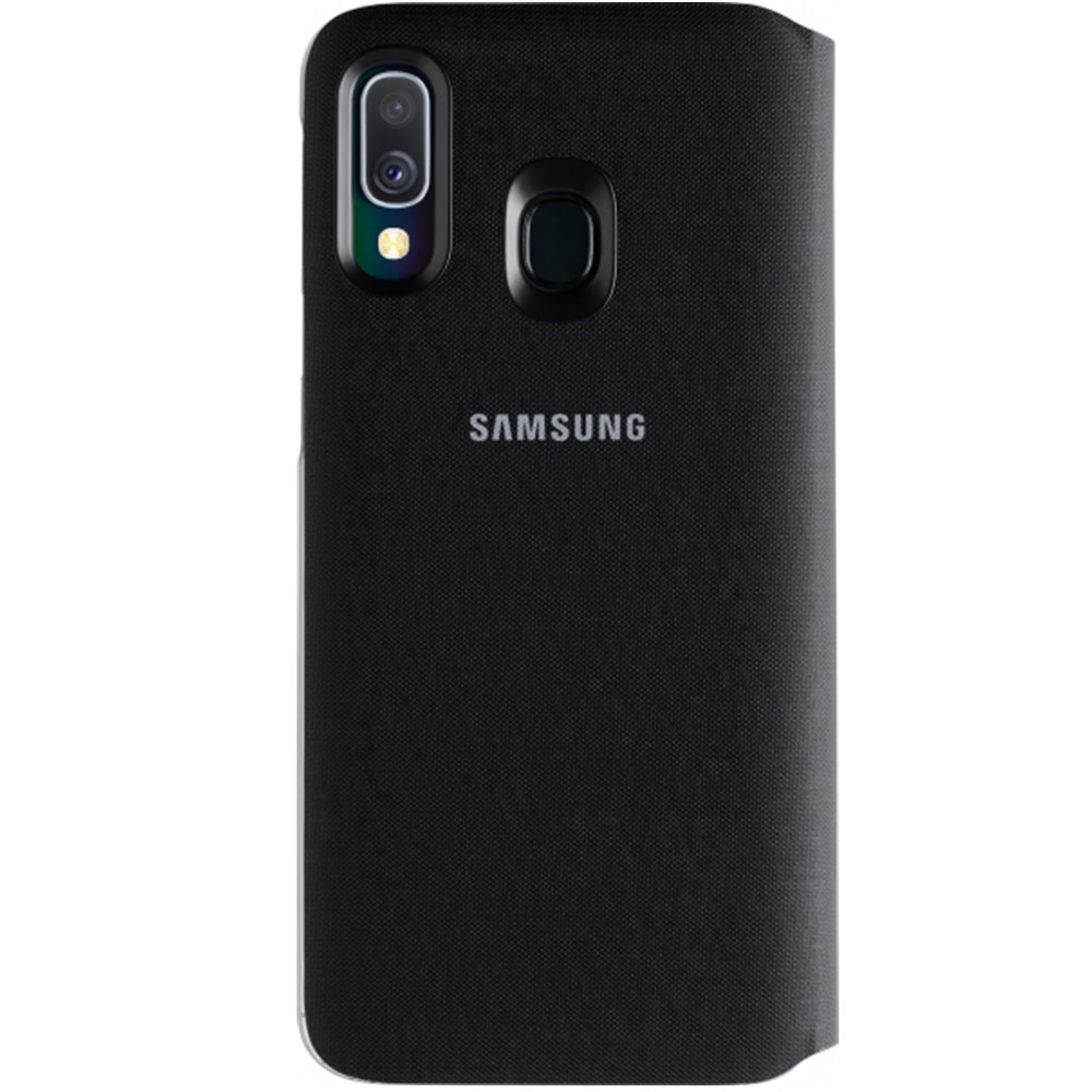 Husa Samsung Flip Wallet Cover pentru Samsung Galaxy A40 Black thumb