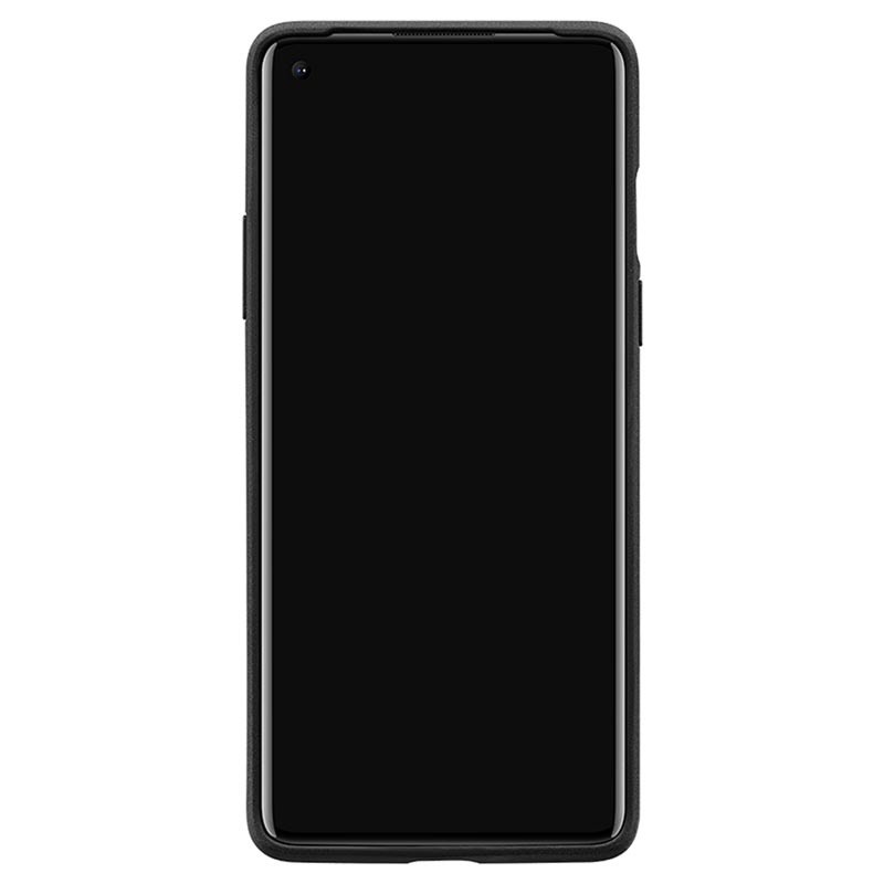 Husa Cover Bumper Sandstone pentru OnePlus 8, Negru thumb