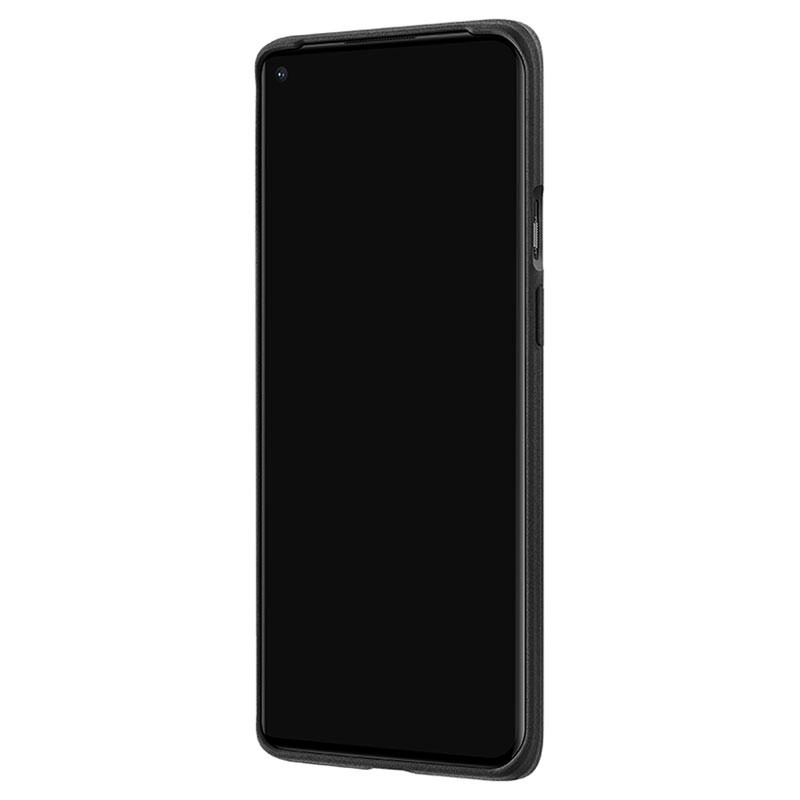 Husa Cover Bumper Sandstone pentru OnePlus 8 Pro, Negru thumb