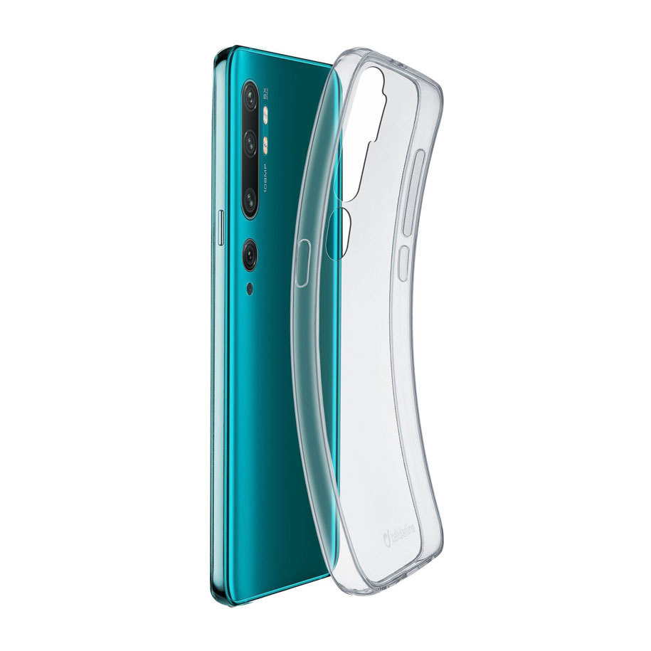 Husa Cover Cellularline Silicon slim  Xiaomi Mi Note 10 Transparent thumb