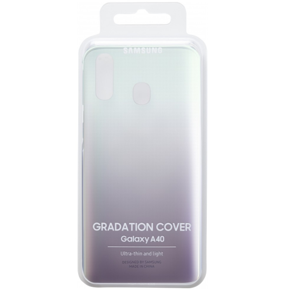 Husa Hard Gradiation Cover Samsung pentru Samsung Galaxy A40 Black thumb