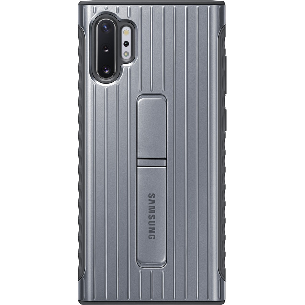 Husa Cover Hard Samsung Standing pentru Samsung Galaxy Note 10 Plus Argintiu thumb
