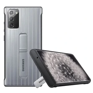 Husa Cover Hard Standing pentru Samsung Galaxy Note 20  Silver