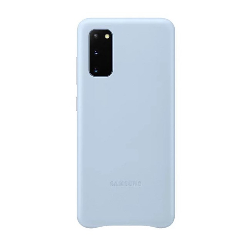 Husa Cover Leather Samsung pentru Samsung Galaxy S20 Albastru thumb