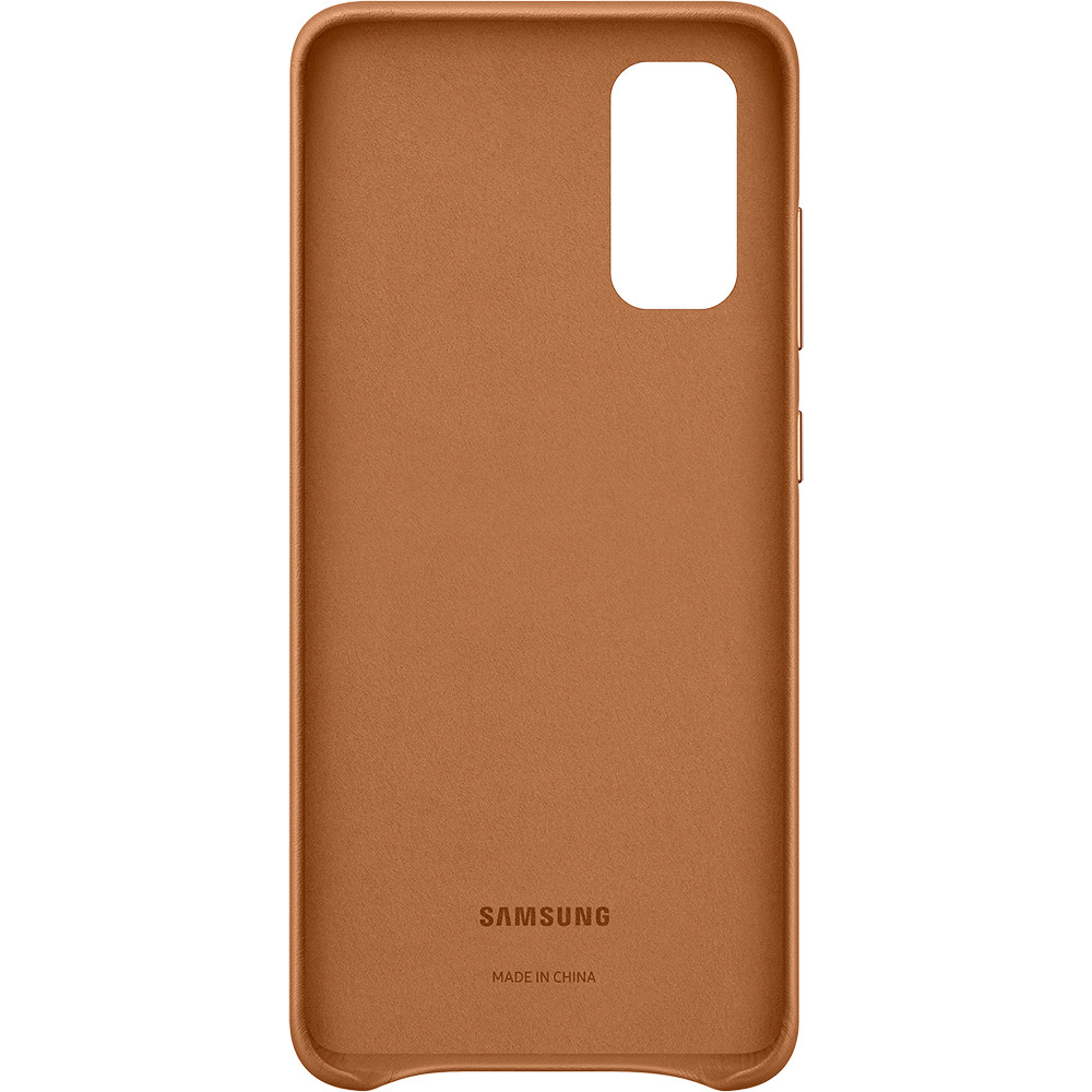 Husa Cover Leather Samsung pentru Samsung Galaxy S20 Maro thumb