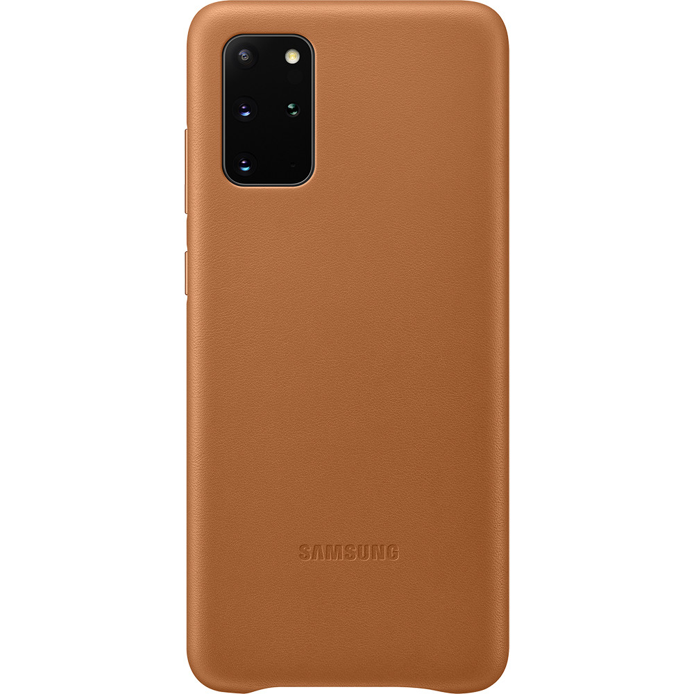 Husa Cover Leather Samsung pentru Samsung Galaxy S20 Plus Maro thumb
