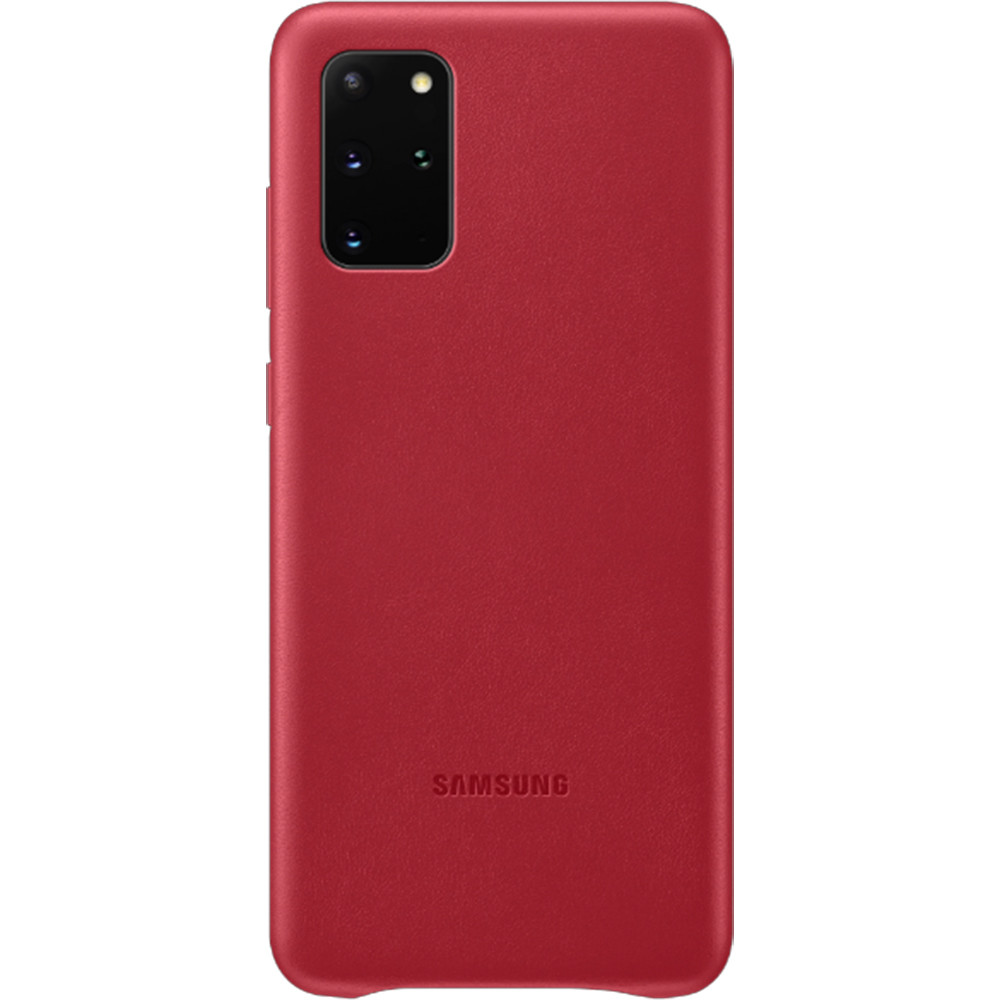 Husa Cover Leather Samsung pentru Samsung Galaxy S20 Plus Rosu thumb