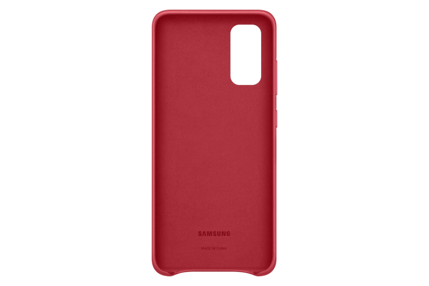 Husa Cover Leather Samsung pentru Samsung Galaxy S20 Rosu thumb