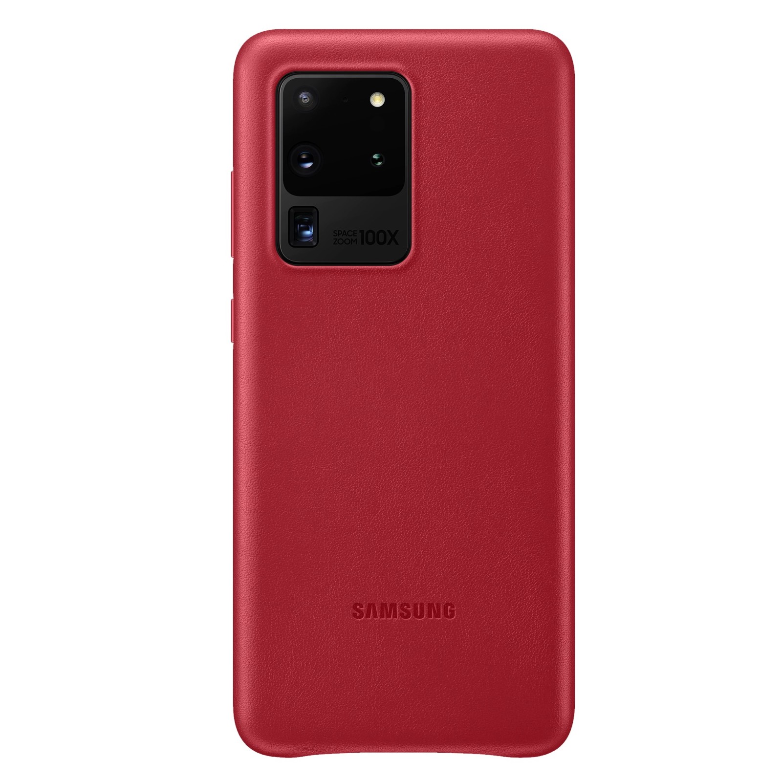 Husa Cover Leather Samsung pentru Samsung Galaxy S20 Ultra Rosu thumb