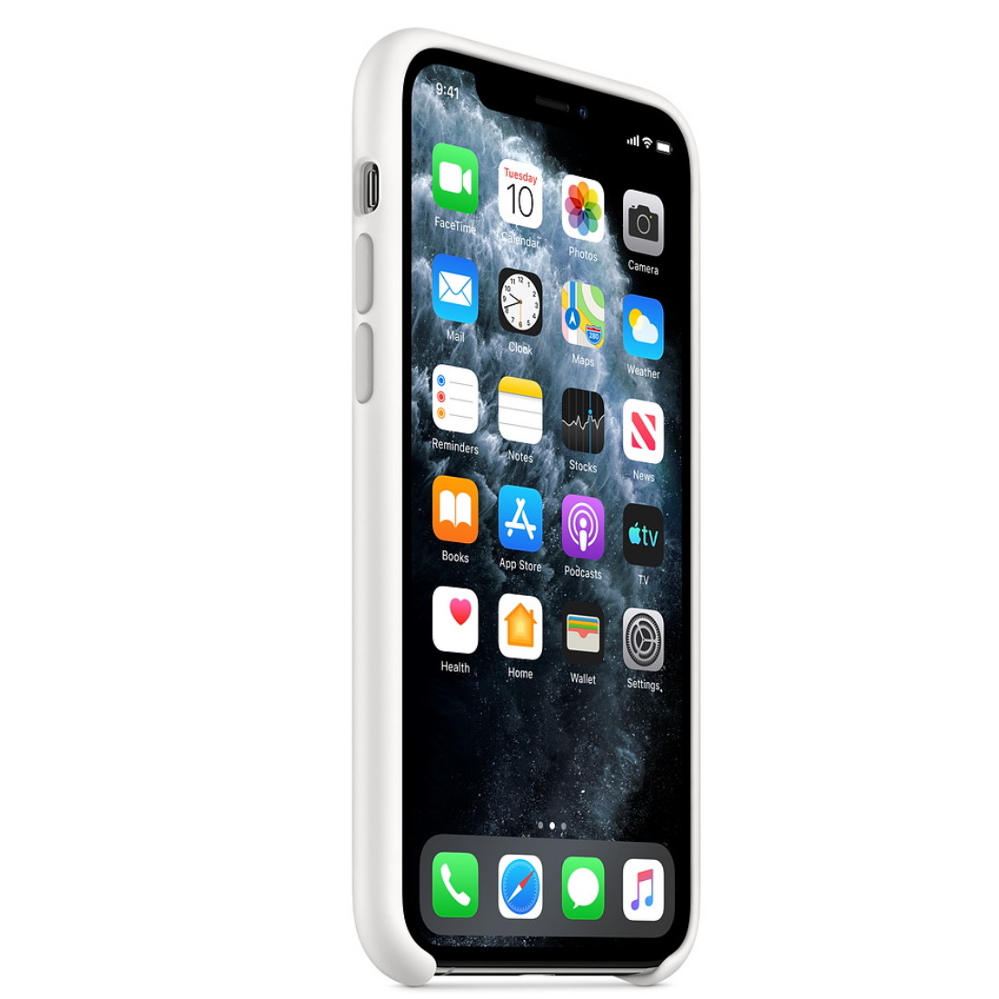 Husa Cover Silicone Apple pentru iPhone 11 Pro Alb thumb
