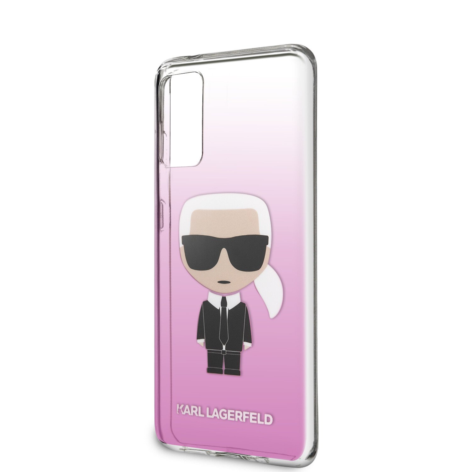 Husa Karl Lagerfeld Degrade pentru Samsung Galaxy S20, Roz thumb