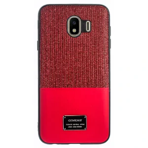 Husa Magnetica Samsung Galaxy J4 2018, Rosu Glitter CTK