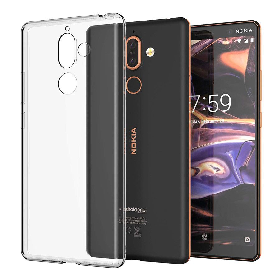 Husa Silicon Slim Nokia7 2018, Transparent thumb