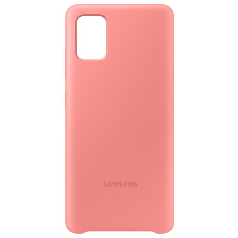Samsung Husa Originala  Galaxy A51 Silicon Cover Roz thumb