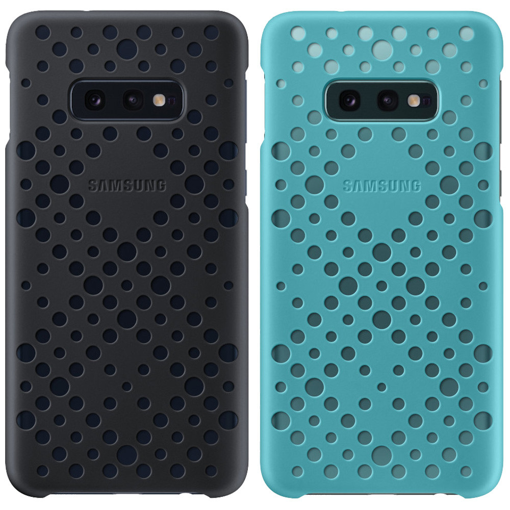 Set Husa Cover Samsung Pattern pentru Samsung Galaxy S10e  Negru si Verde thumb