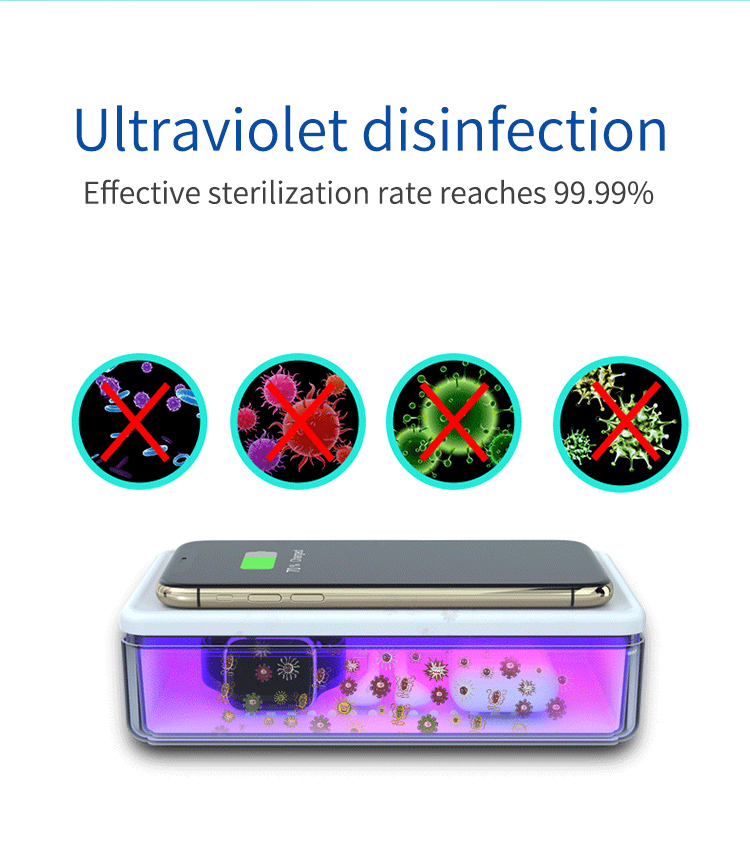 Sterilizator multifunctional cu incarcator wireless thumb